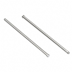 Motorbike Engine Push Rods Silver Tone